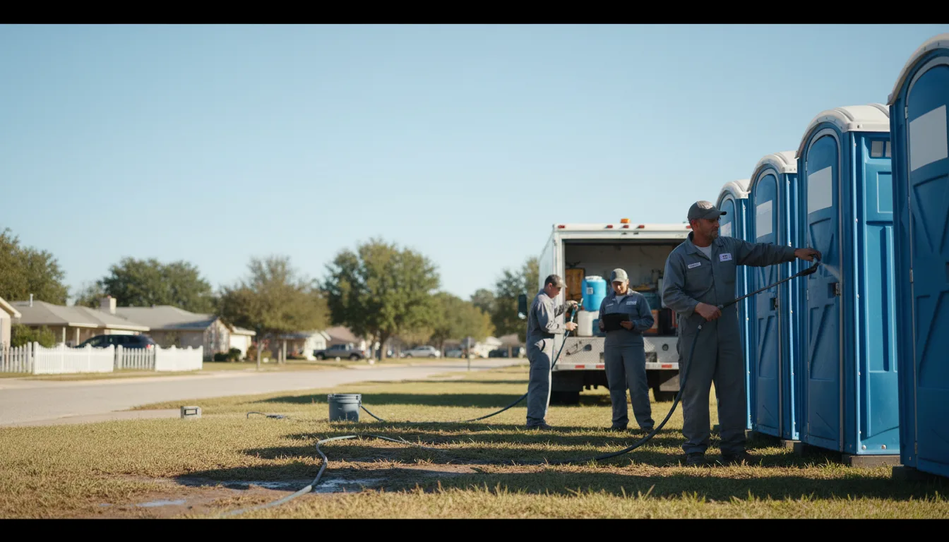 Long-Term Portable Toilet Rental in Silver Lake, KS near me